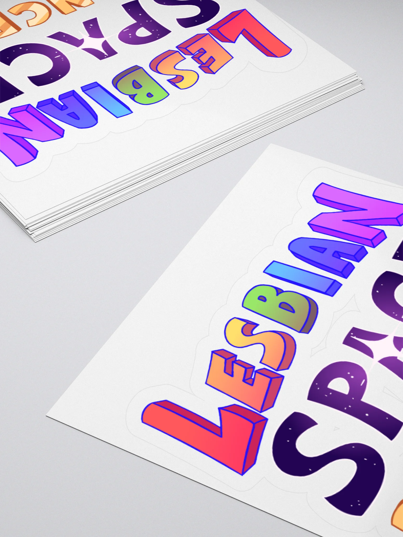 Lesbian Space Princess Sticker product image (4)