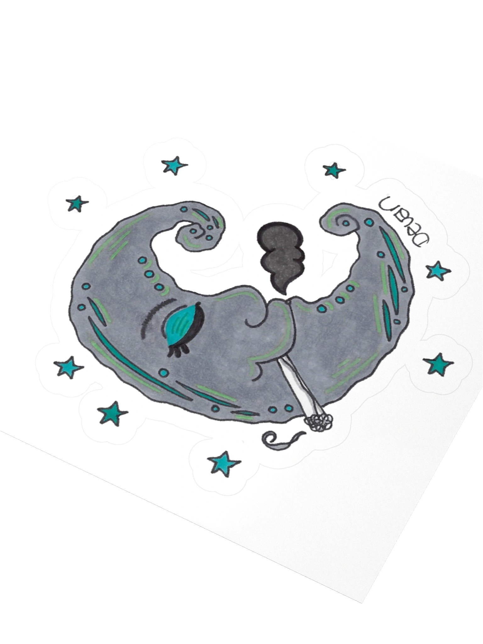 Stoner Moon Sticker product image (3)