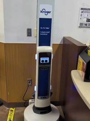 Kroger Has Robots That Check Inventory! #kroger #technology #dopetech #tech #ai 