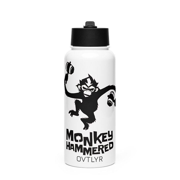 Monkey Hammered Water Bottle product image (1)