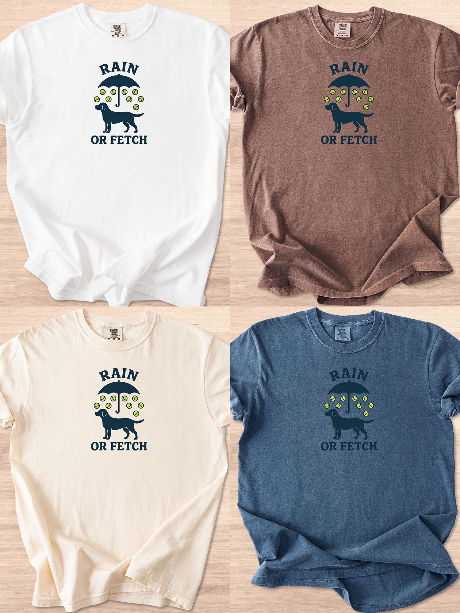 Rain or Fetch (Labrador Retriever) Tee product image (17)
