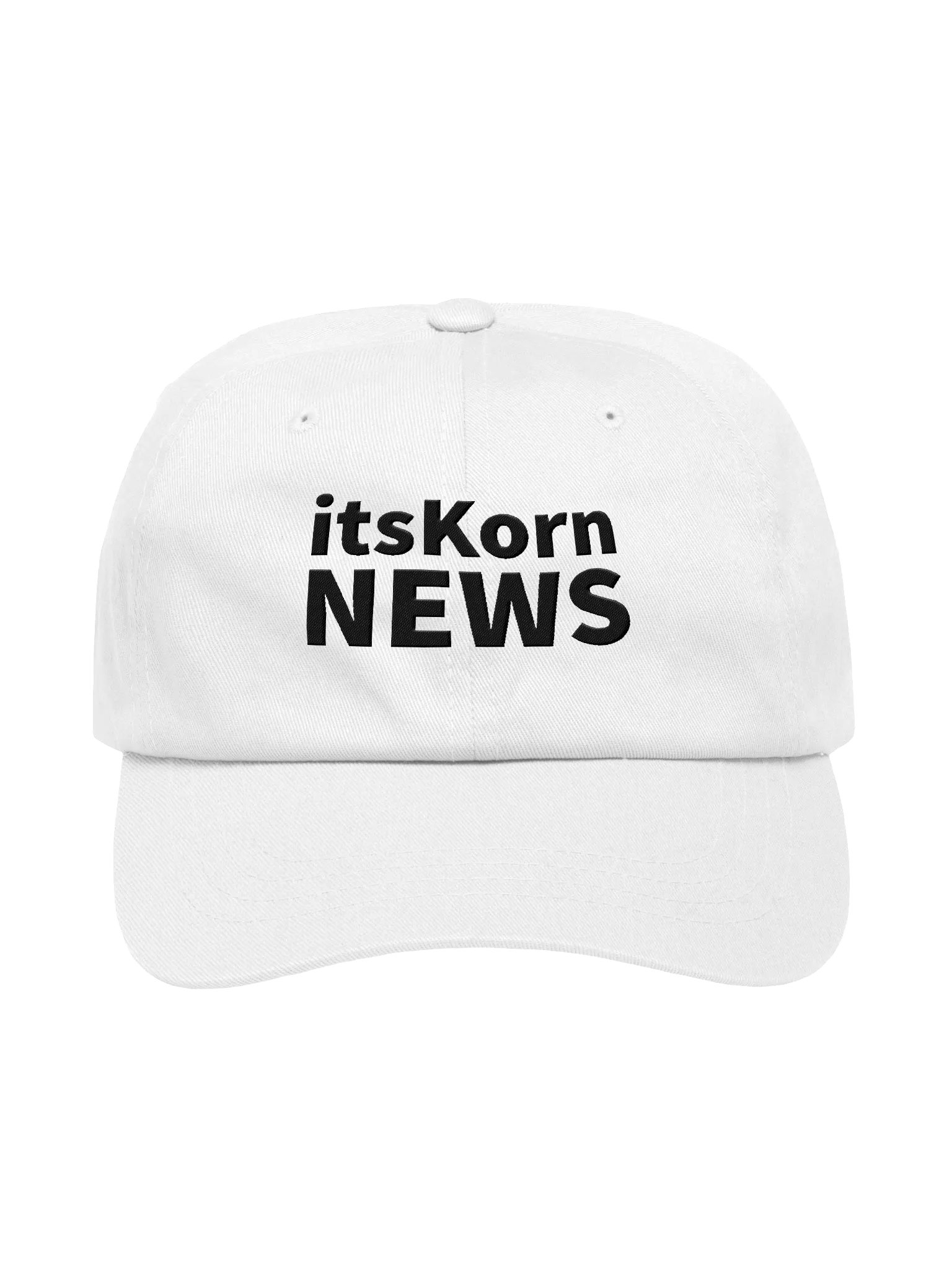 itsKorn NEWS (Black Text) - Cap product image (1)