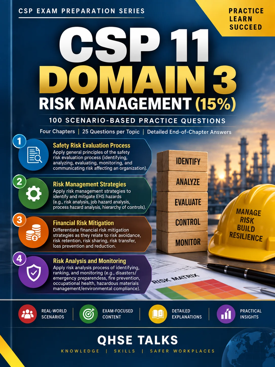 CSP 11 Domain 3: Risk Management — 100 Scenario-Based Practice Questions product image (1)