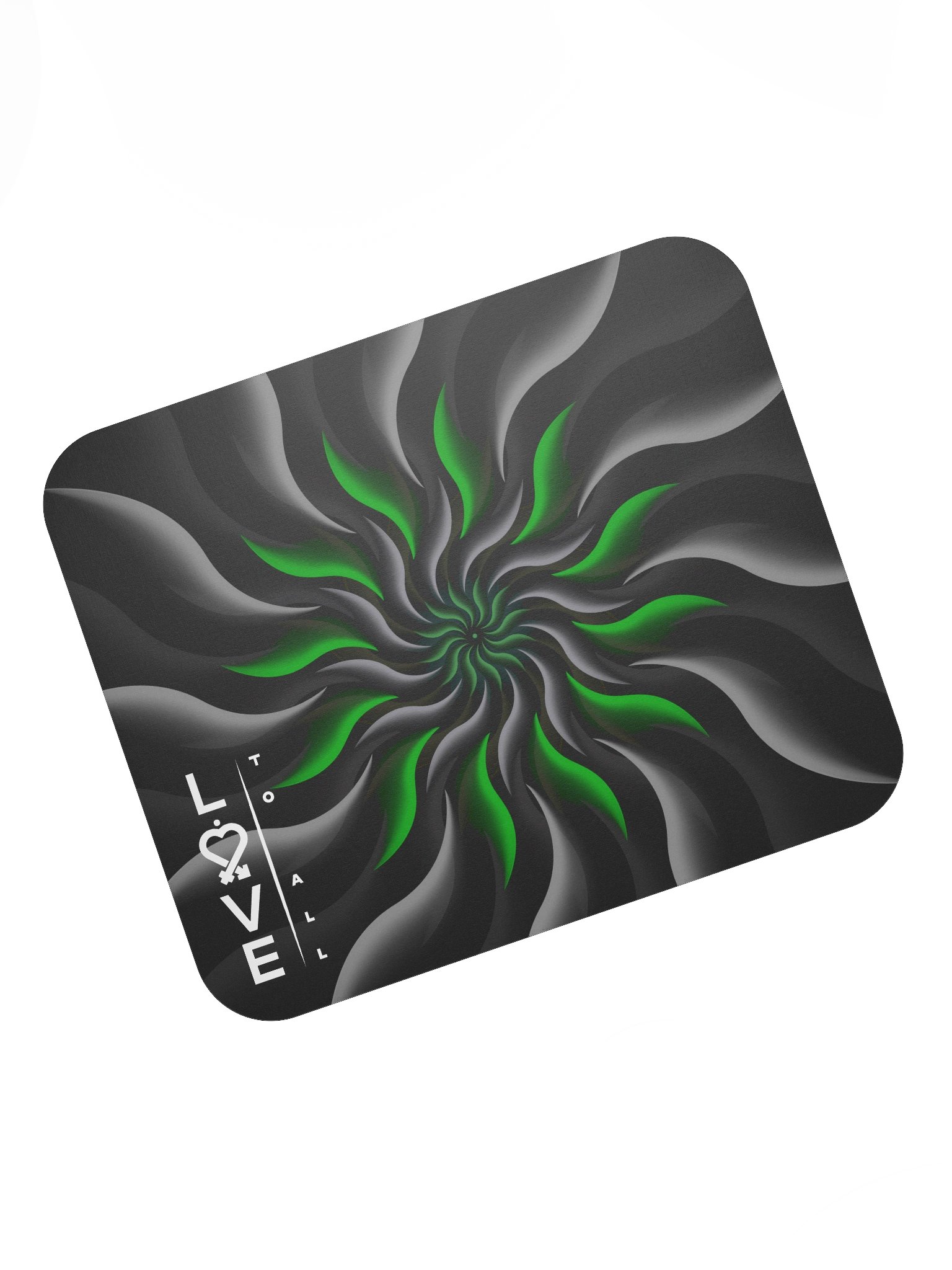 Green Mandala Small Mousepad product image (8)
