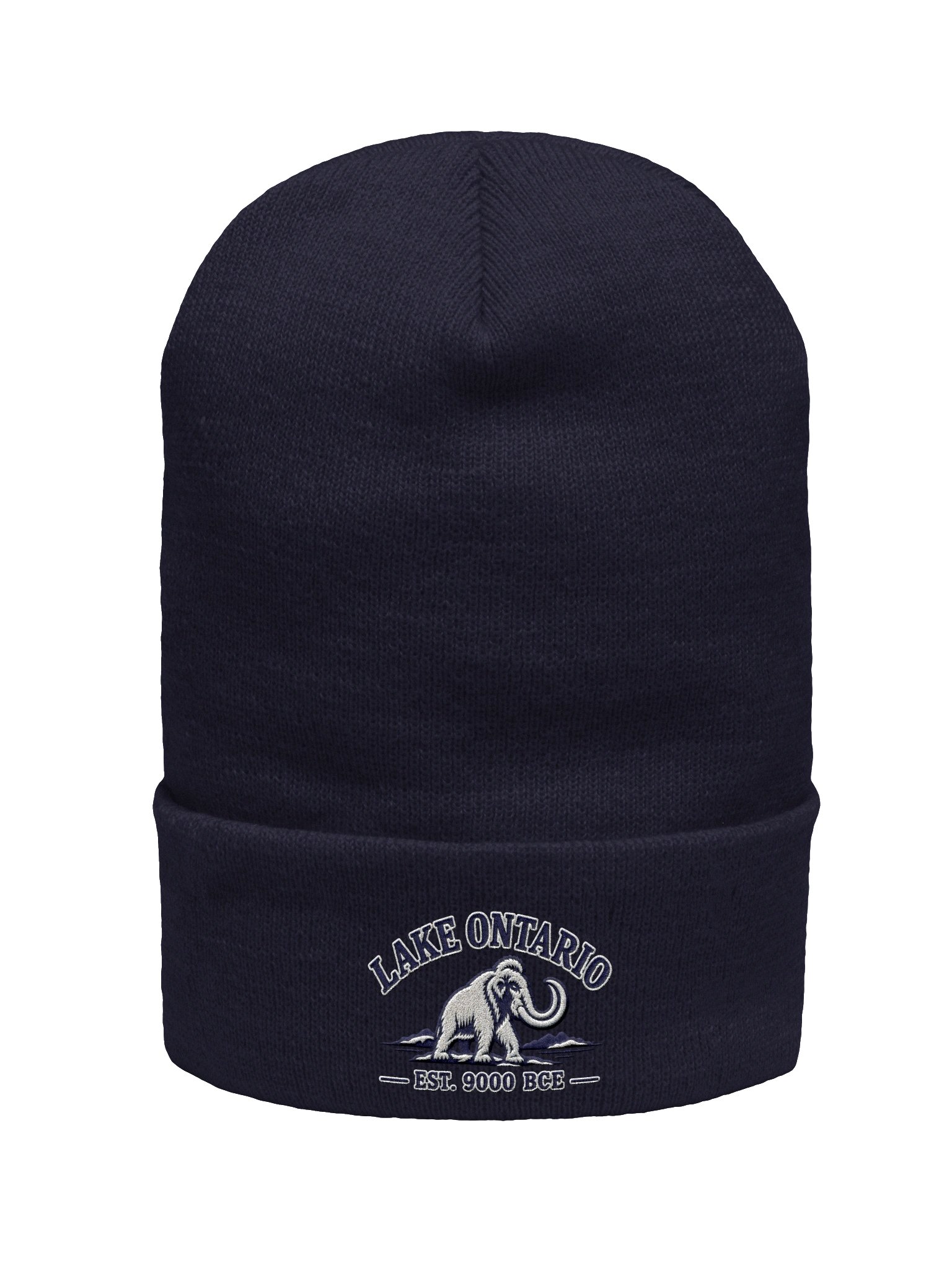 Lake Ontario Mammoth Premium Cuffed Beanie | Navy product image (1)