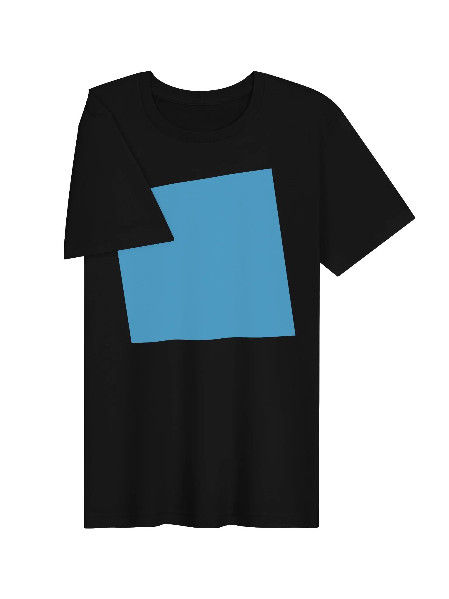 Blue word t-shirt product image (3)