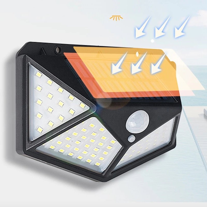 Intelligent Motion Sensor Solar Outdoor Lights product image (2)