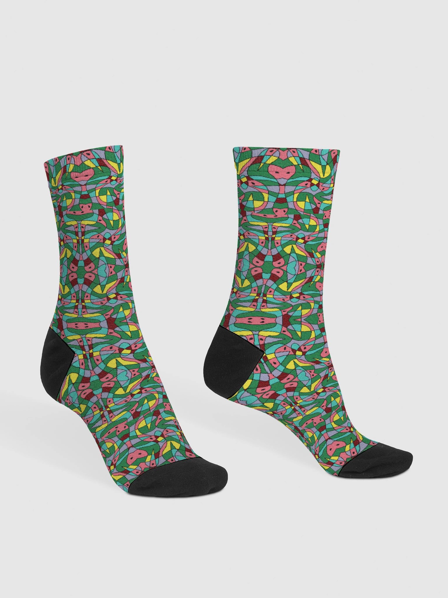 Watermelon Bloom – Sustainable Premium Crew Socks product image (1)