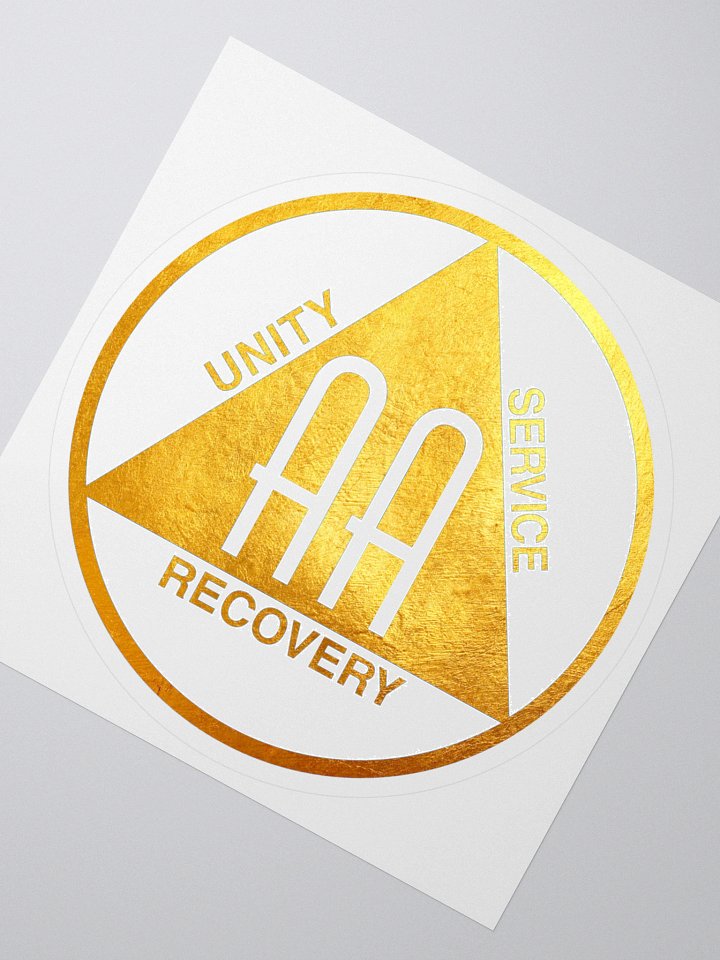 Unity Service Recovery Gold Leaf Design Sticker product image (2)