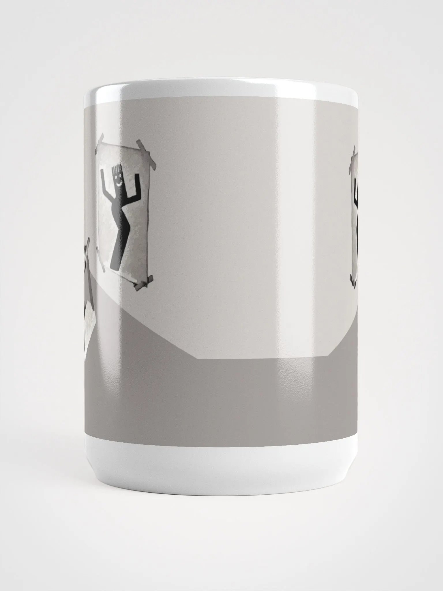 Funny Workout Meeple Mug for Board Gamers, large 15 oz. Coffee Cup Weight Loss product image (4)