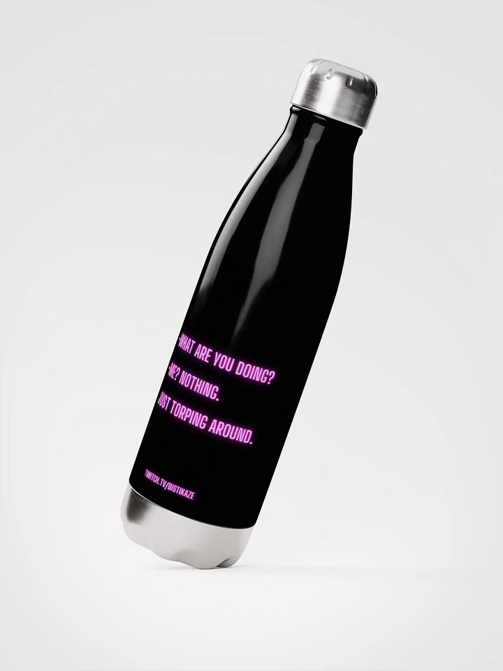 Stainless Steel Water Bottle - Flexing around product image (2)
