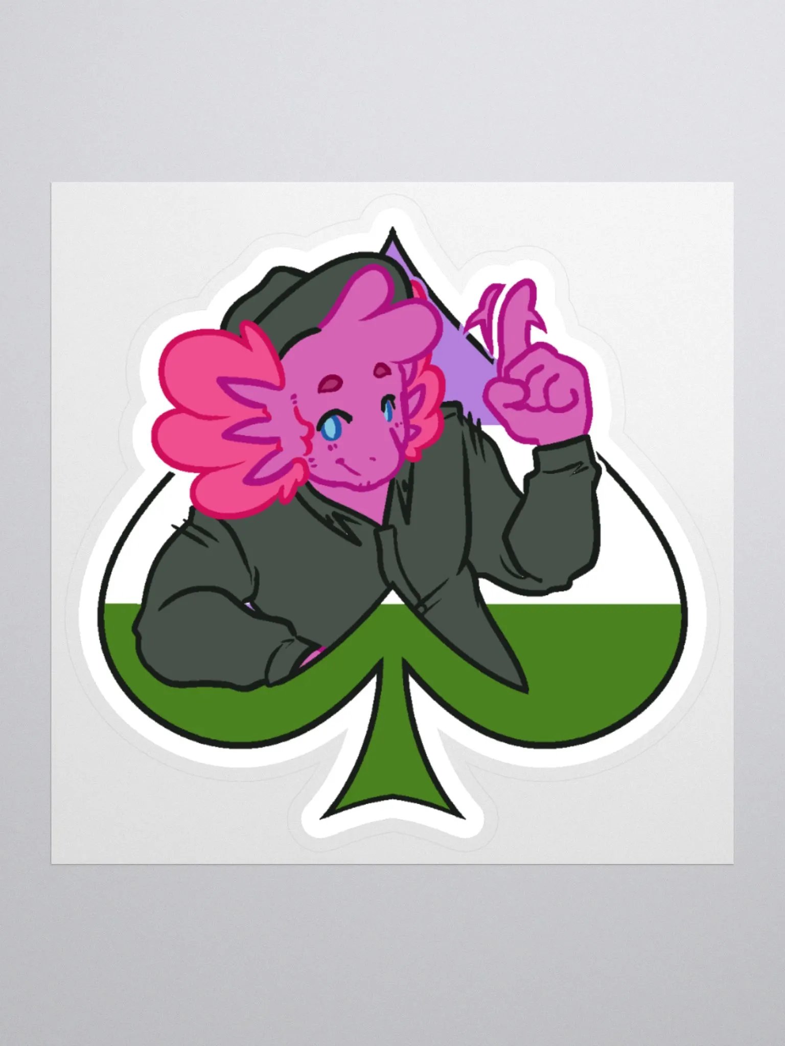 Queer in Spades | Kiss-Cut Sticker product image (1)