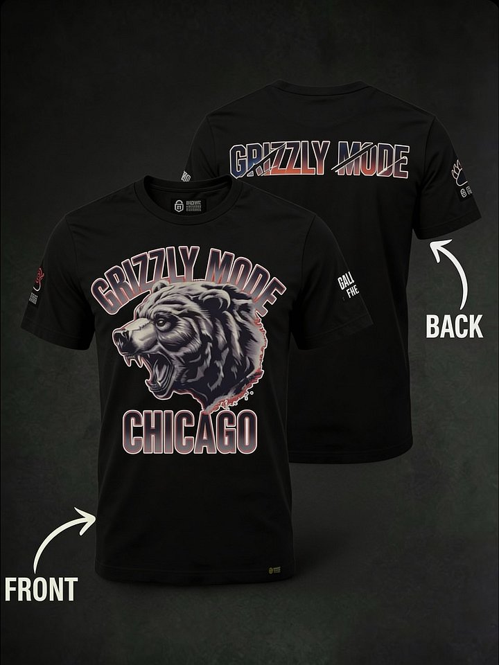Grizzly Mode™ T-Shirt | Chicago | Football | Home Locker product image (2)