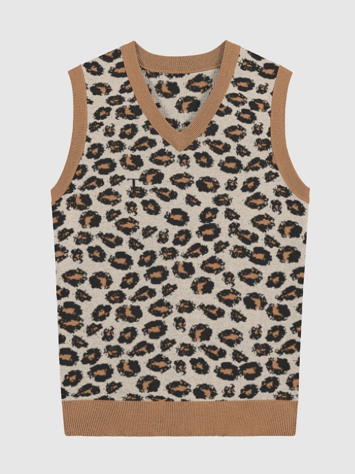 T.A.T.Y Embroidered Jacquard Knit Vest product image (1)