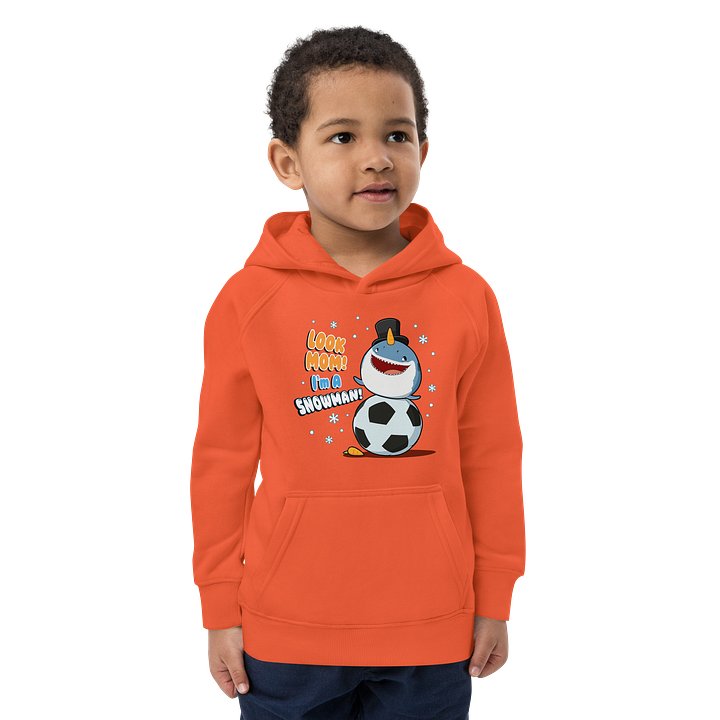 SNOWMAN Kids Eco Hoodie product image (1)