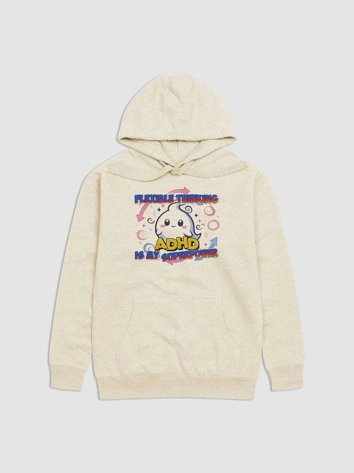 ADHD Flexible Thinking Cotton Heritage Unisex Premium Hoodie product image (6)