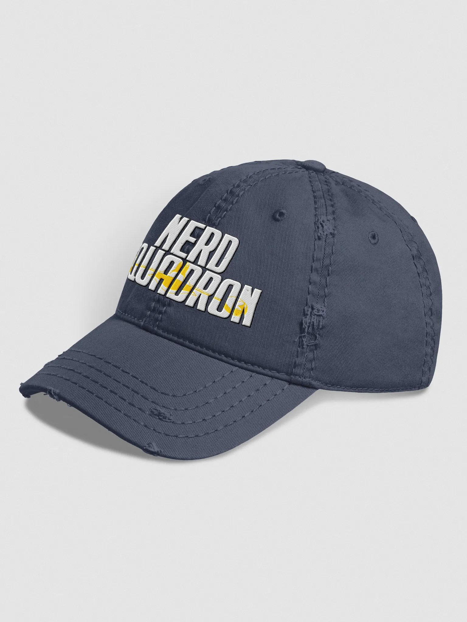 Nerd Squadron Distressed Dad Hat(N1 Starfighter) product image (8)