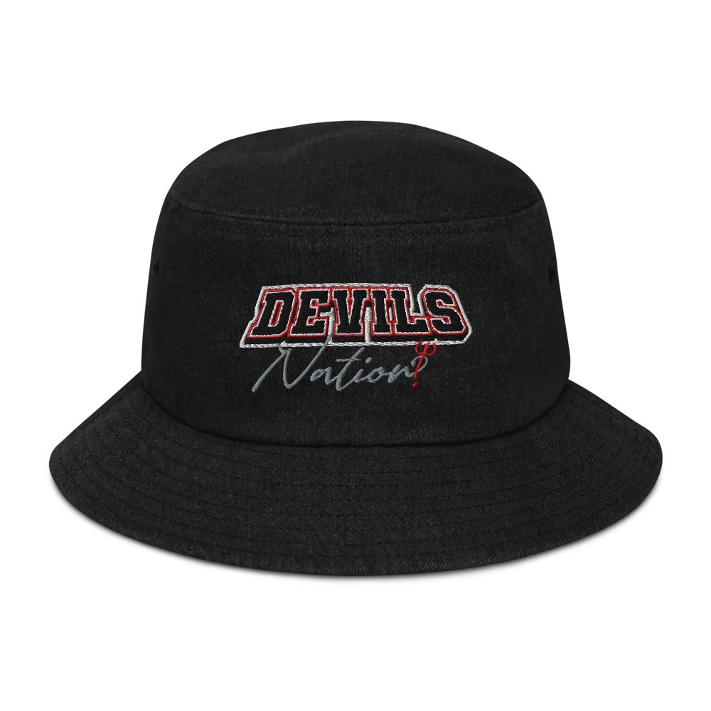 Devils Nation Varsity - Capstone Denim Bucket Hat product image (1)
