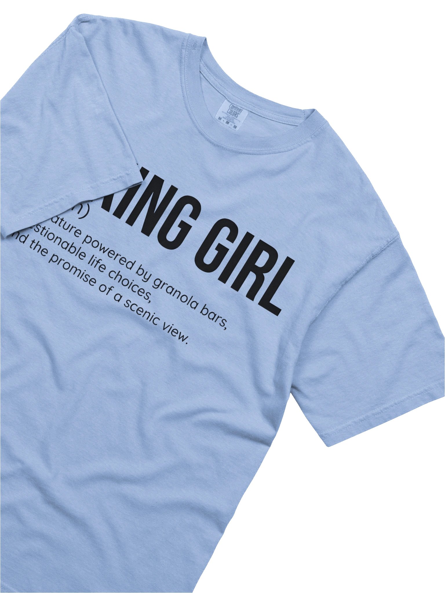 Hiking Girl Definition Graphic T-Shirt – Funny Outdoor Trail Humor Apparel product image (3)