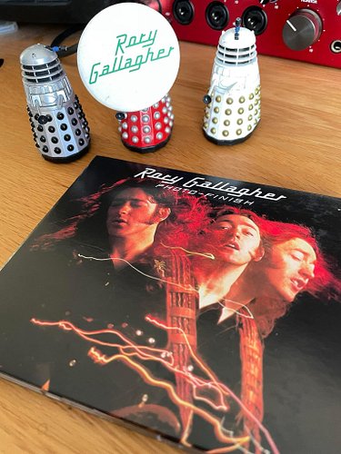 Time for a bit of Rory Gallagher 
Photo Finish from 1978
Also in the photo is the 1978 Tour Badge.