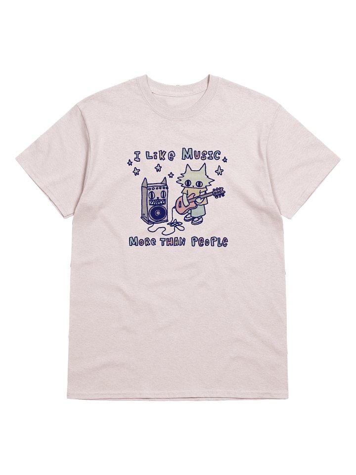 ANTI SOCIAL MUSIC LOVER TEE product image (1)