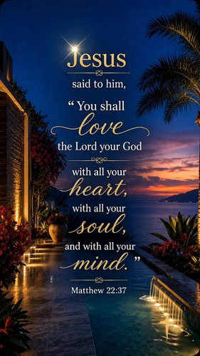 Matthew 22:37 and more 🤍 beinspired.music

✝️ Jesus said to him, “‘You shall love the Lord your God with all your heart, with...