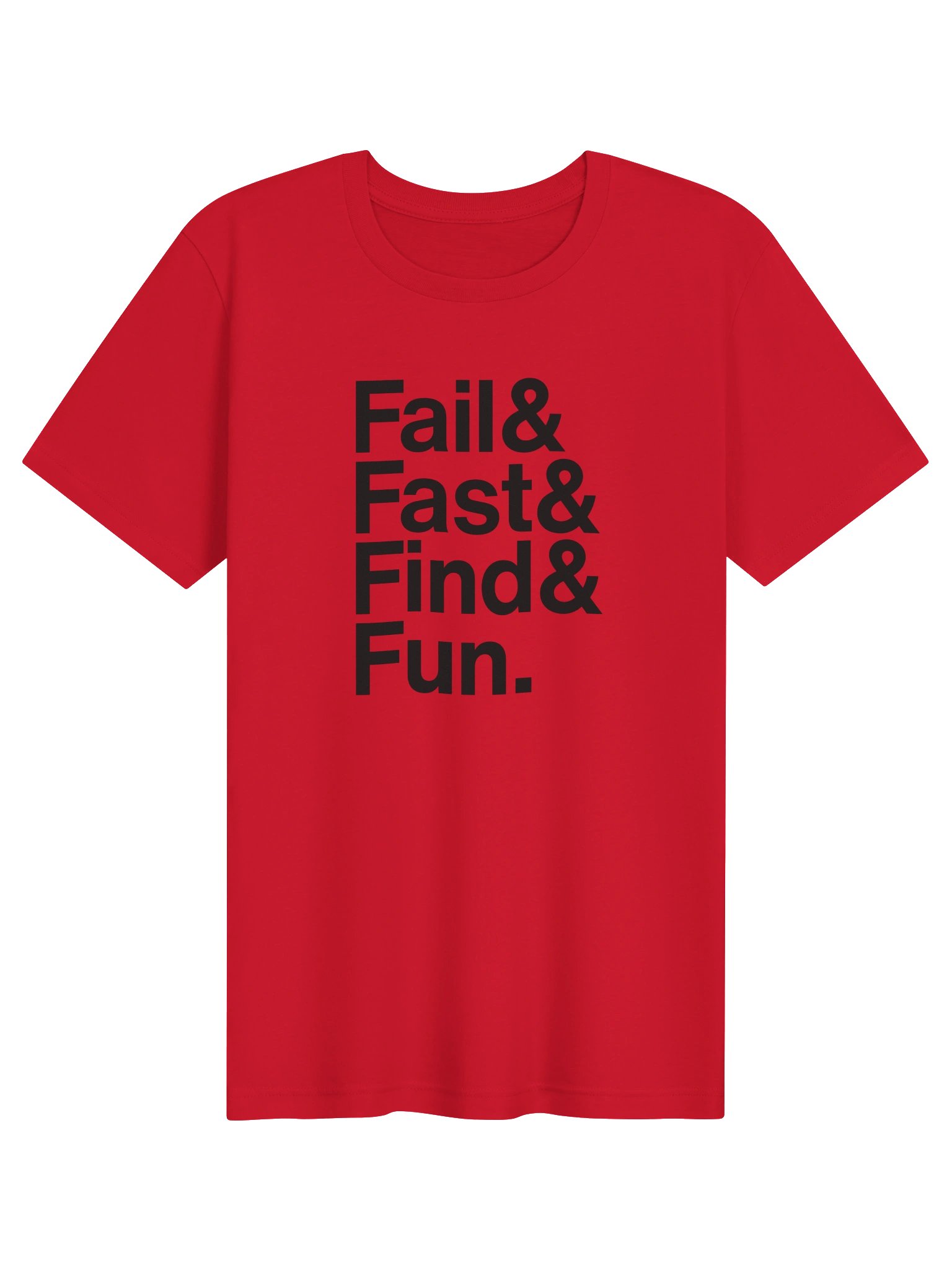 "Fail Fast" Red Tee product image (1)
