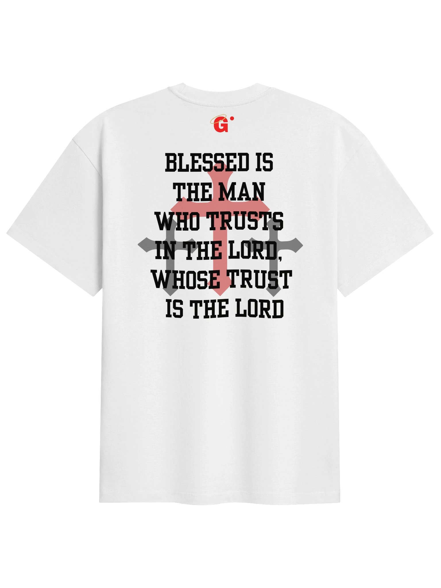 Blessed Boxy Tee (White) product image (2)