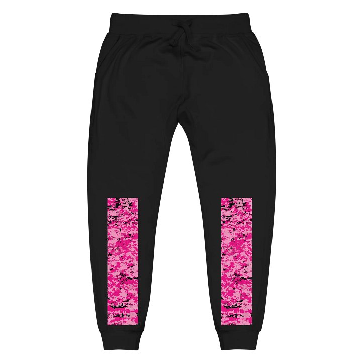 Pixel Pink Camo Fleece Joggers product image (1)