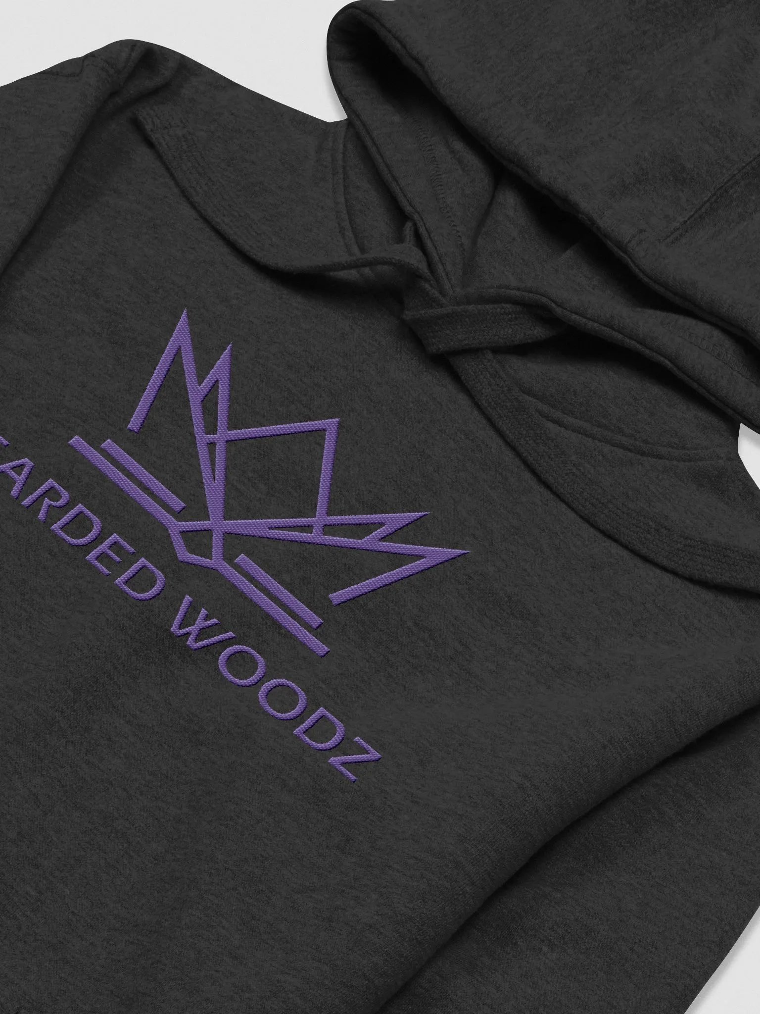 Women's Bearded Woodz Hoodie (Purple Embroidery) product image (2)