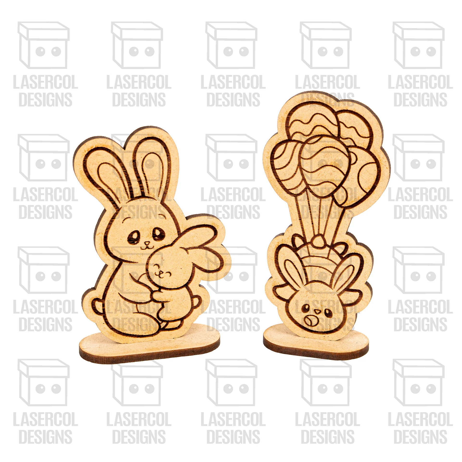 Easter Cutouts With Base Set 8 - Laser Cut Files product image (4)