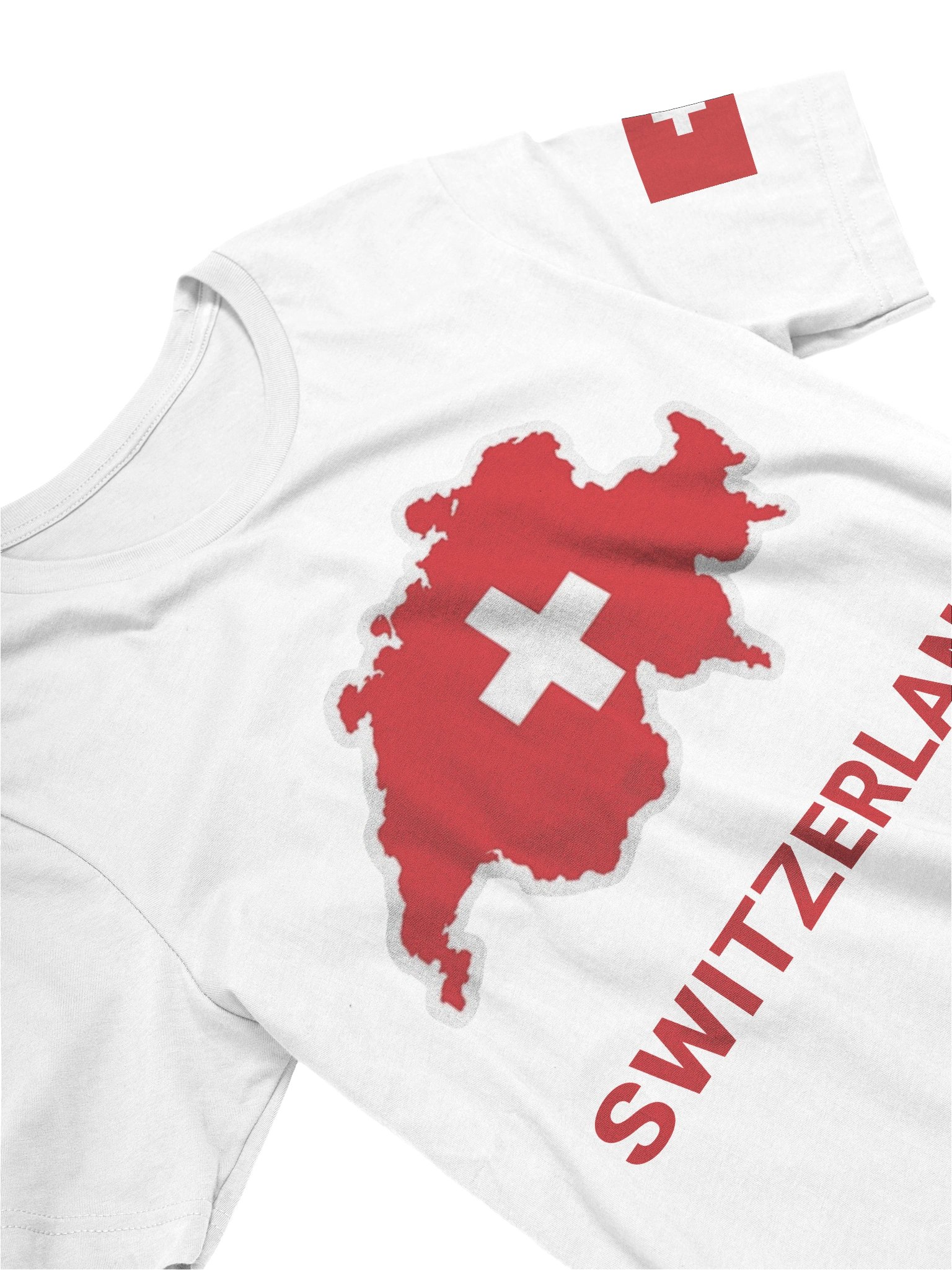 Switzerland 2026 World Cup Flag Tee - World Cup 2026 Map Edition - Premium Unisex T-Shirt product image (19)
