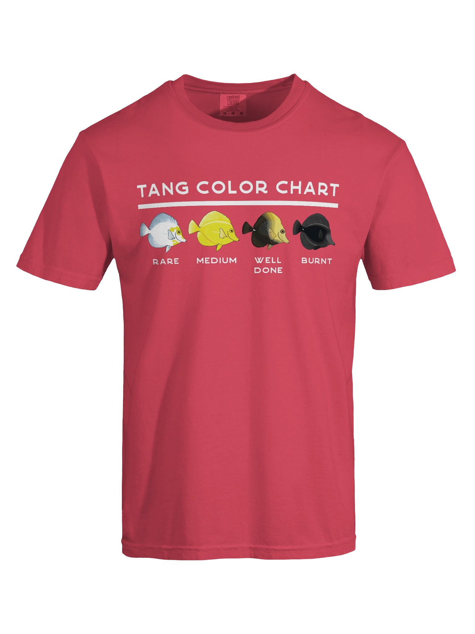 Sailfin Tang Color Chart T-Shirt for Reef Aquarium Lovers product image (9)