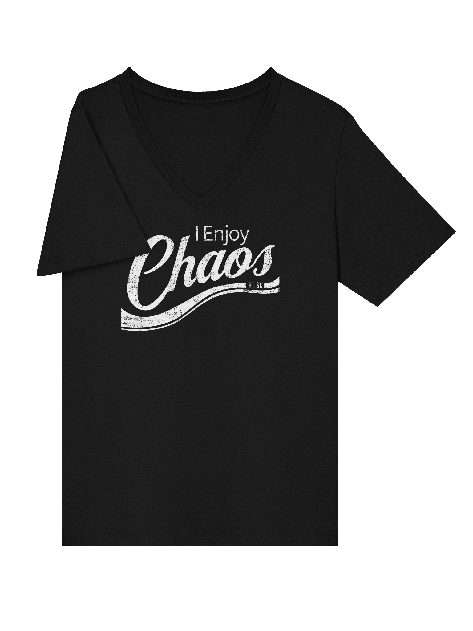 I Enjoy Chaos V-Neck T-Shirt product image (3)