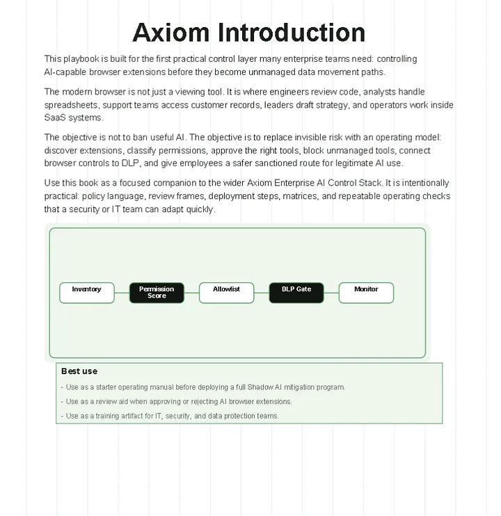 Enterprise AI Browser Extension Control Playbook product image (2)