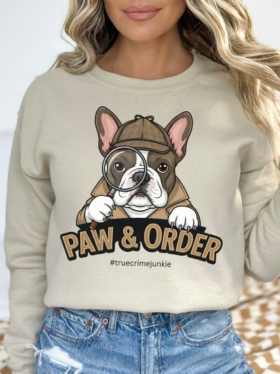 True Crime Old French Bulldog Owner Sweatshirt product image (13)