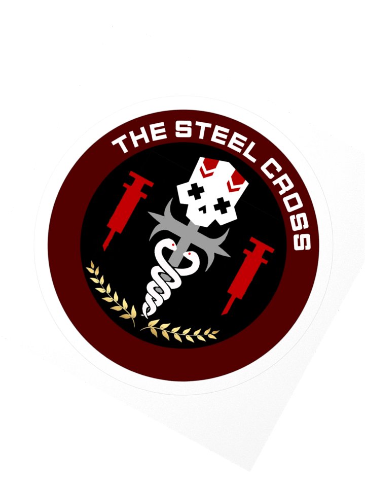 CDAD Steel Cross Sticker product image (4)
