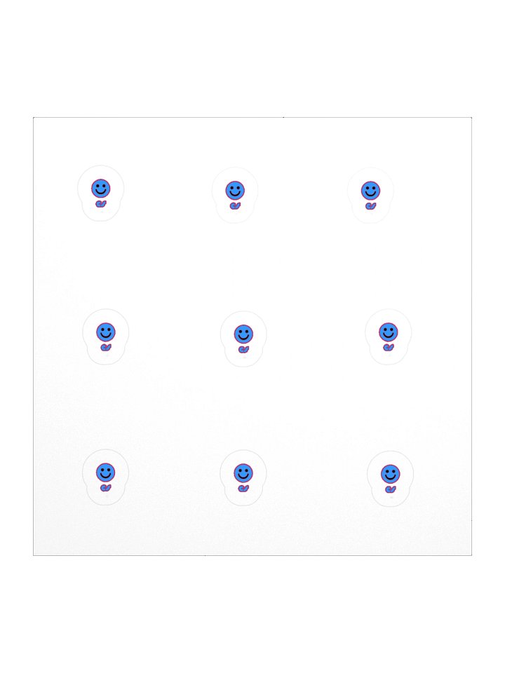 CS Smiley Stickers. 9PK product image (1)