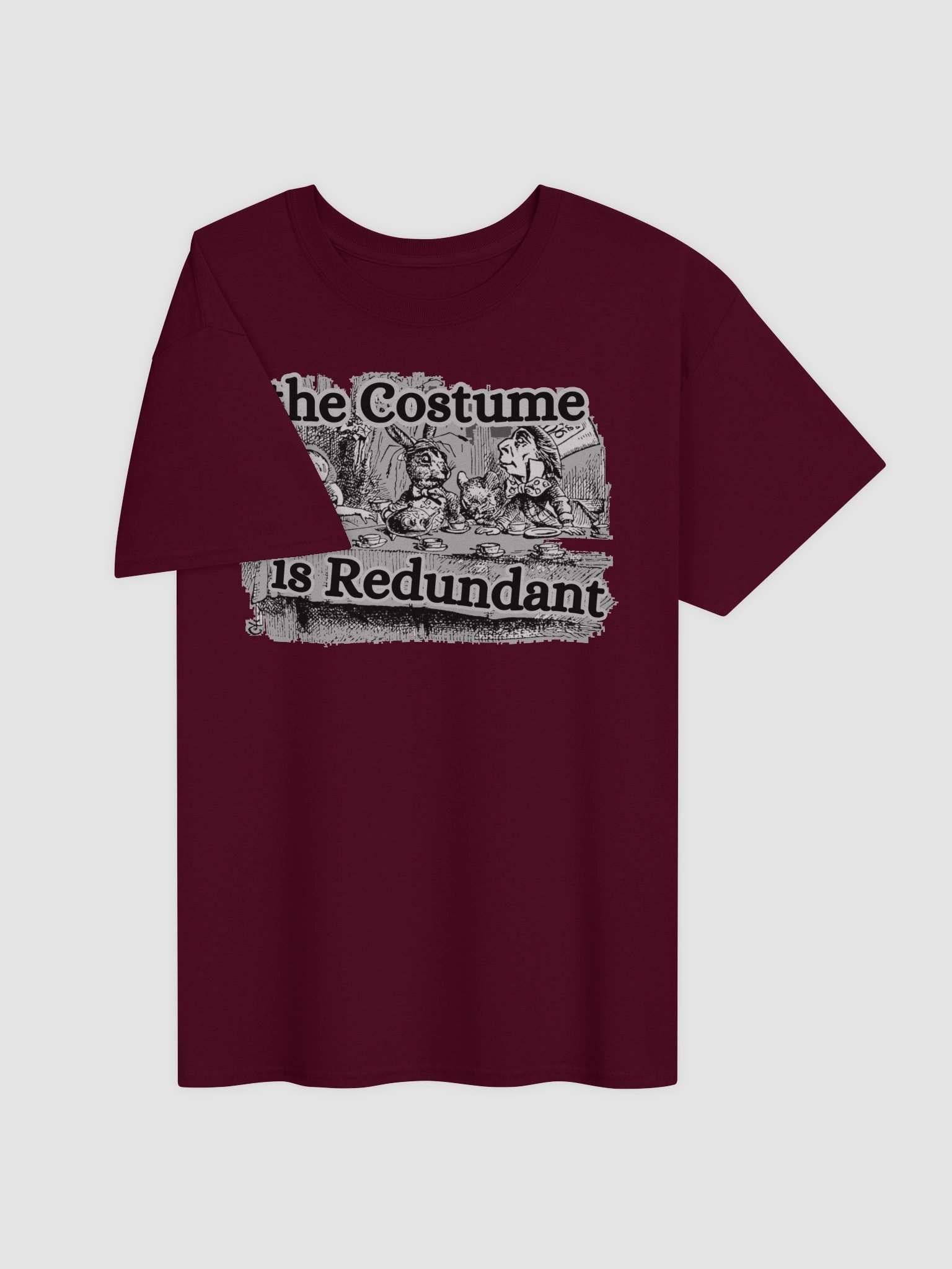 the Costume is Redundant, Alice Tea Party, Halloween Unisex Heavyweight T-Shirt product image (23)