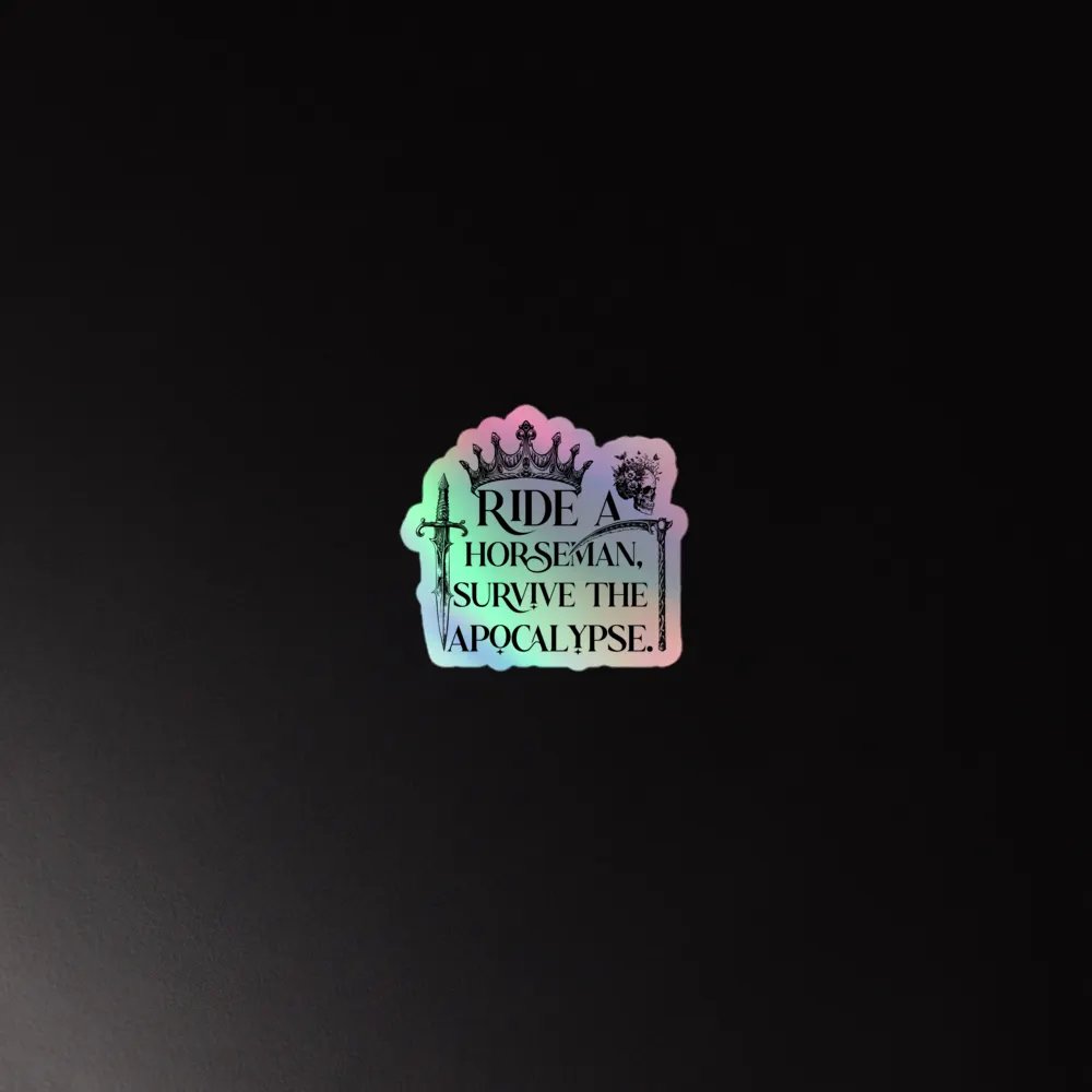 Ride a Horseman Holographic Sticker product image (3)