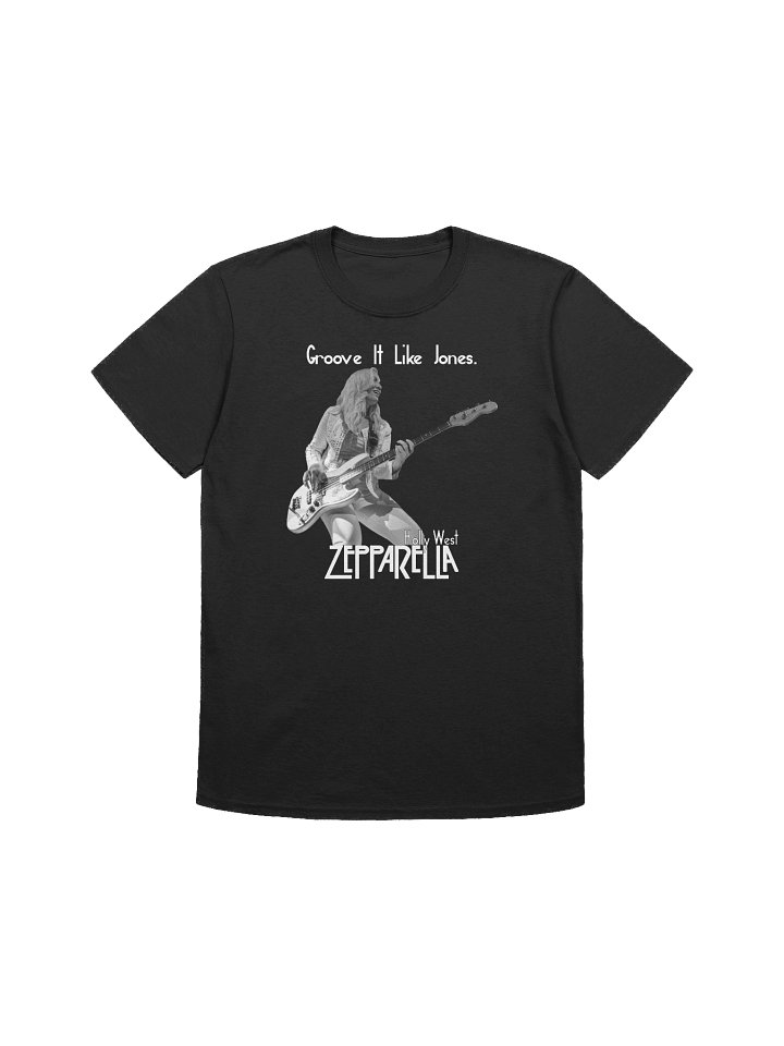 Groove It Like Jones - Holly West Tee - Black and White Design product image (1)