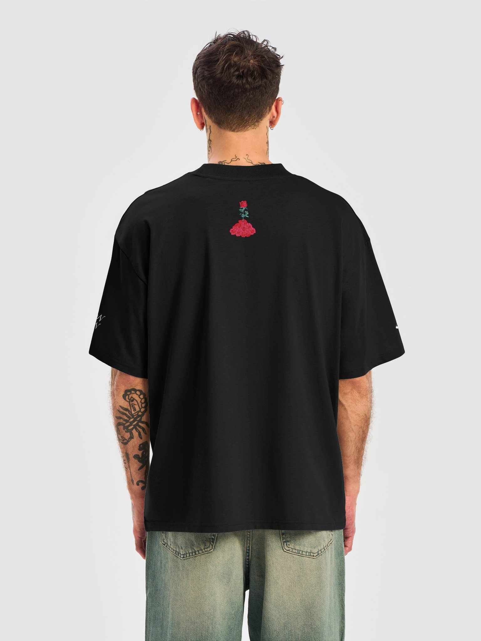Roses In Bloom Xenon Braun Tee product image (6)