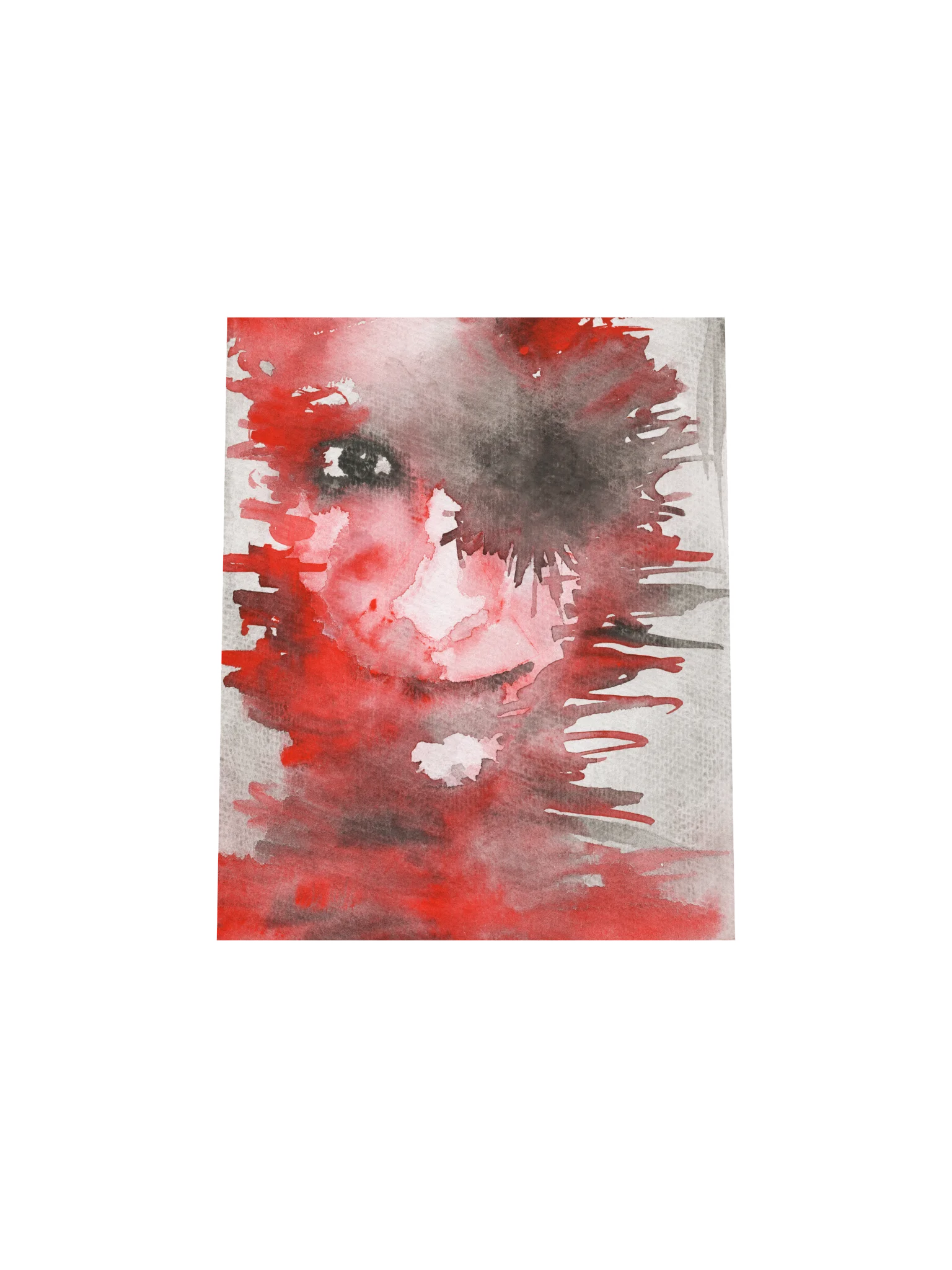 Look – Matte Print of Original Watercolour Portrait product image (6)
