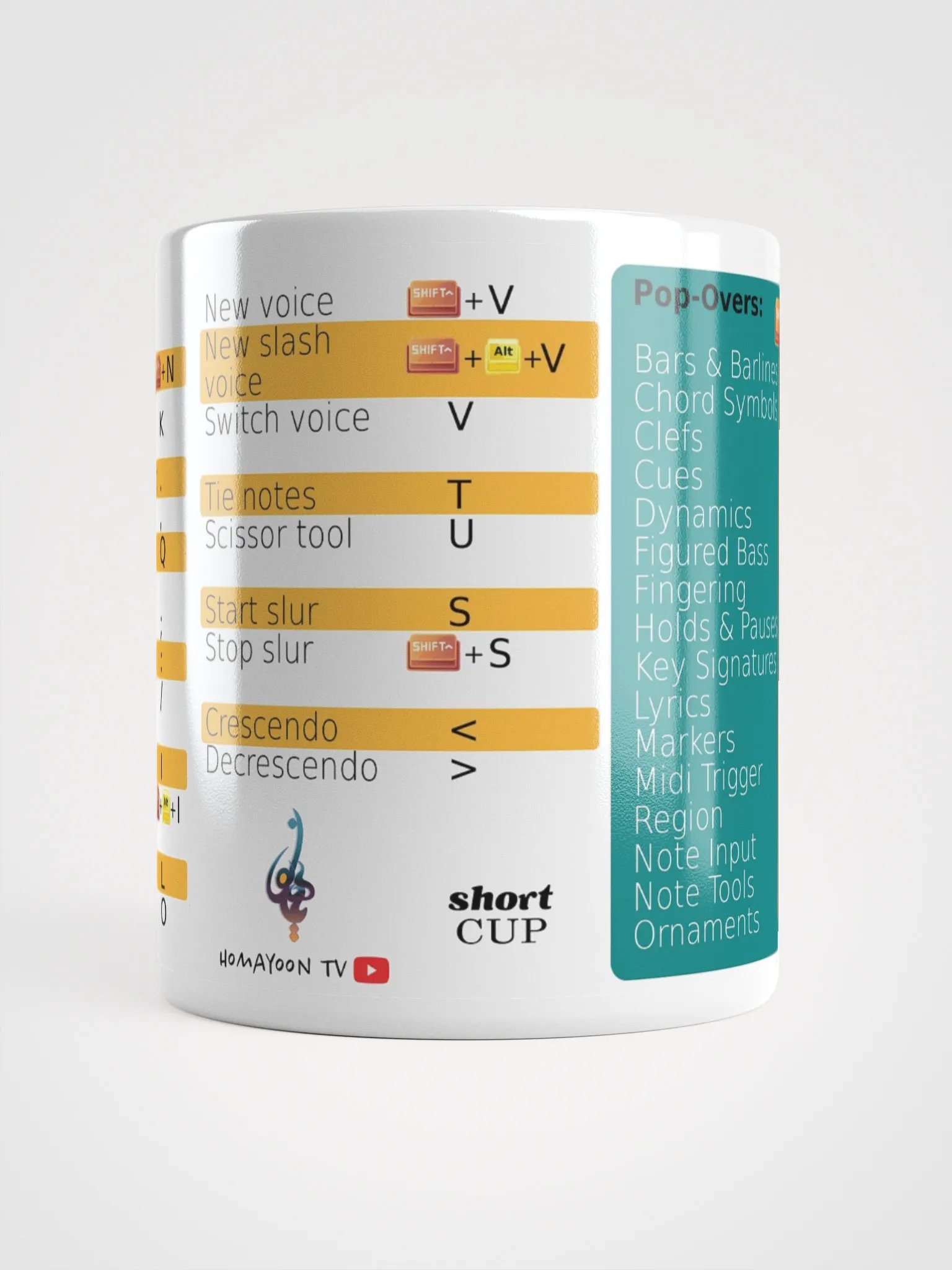 ShortCUP (keyboard shortcuts compatible with Dorico) Windows [70s Colors] product image (2)