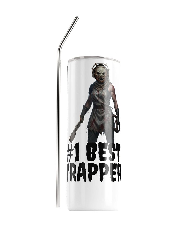 best trapper tumbler (white) product image (1)