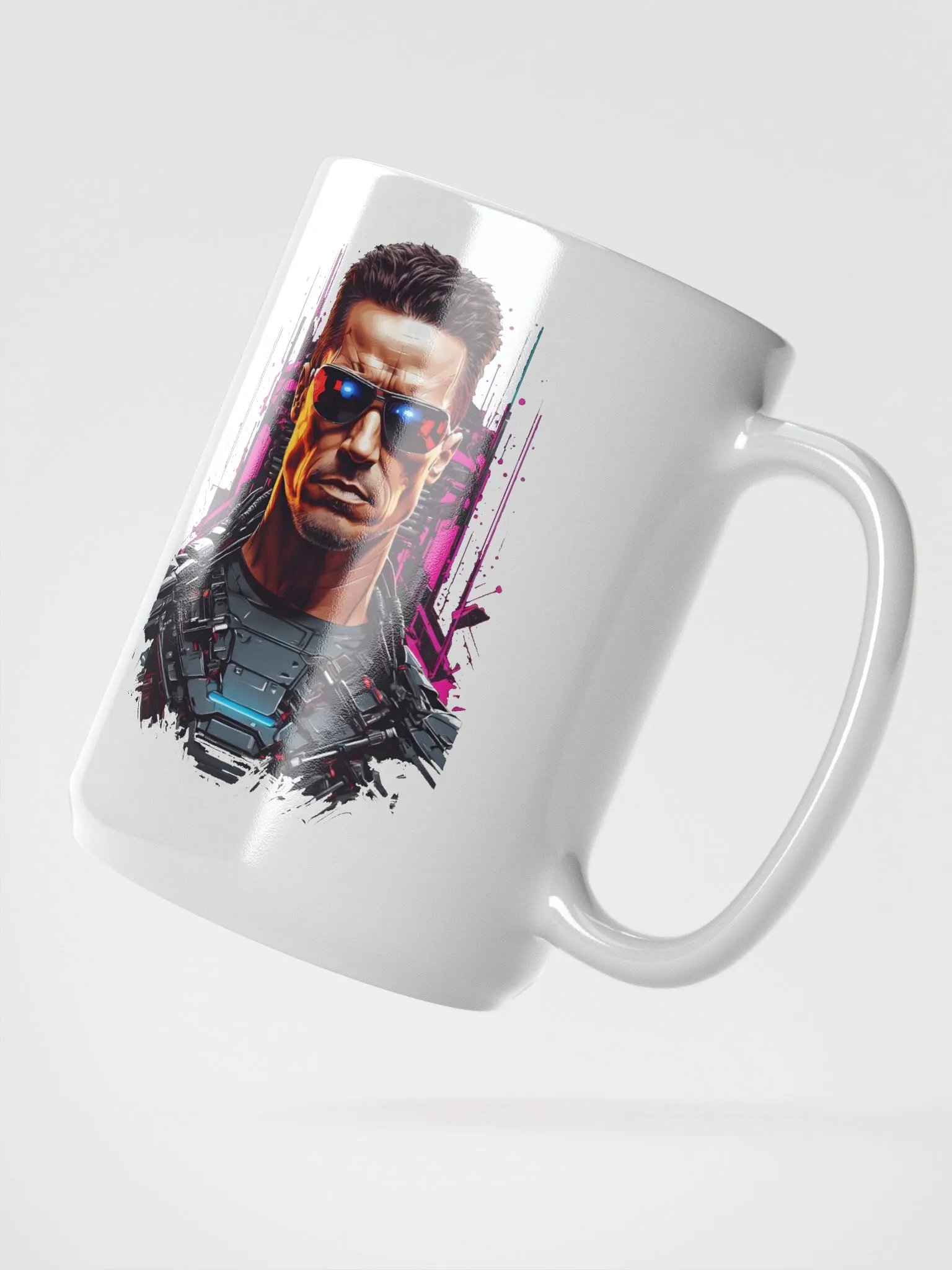 Cybernetic Cityscape Mug product image (2)