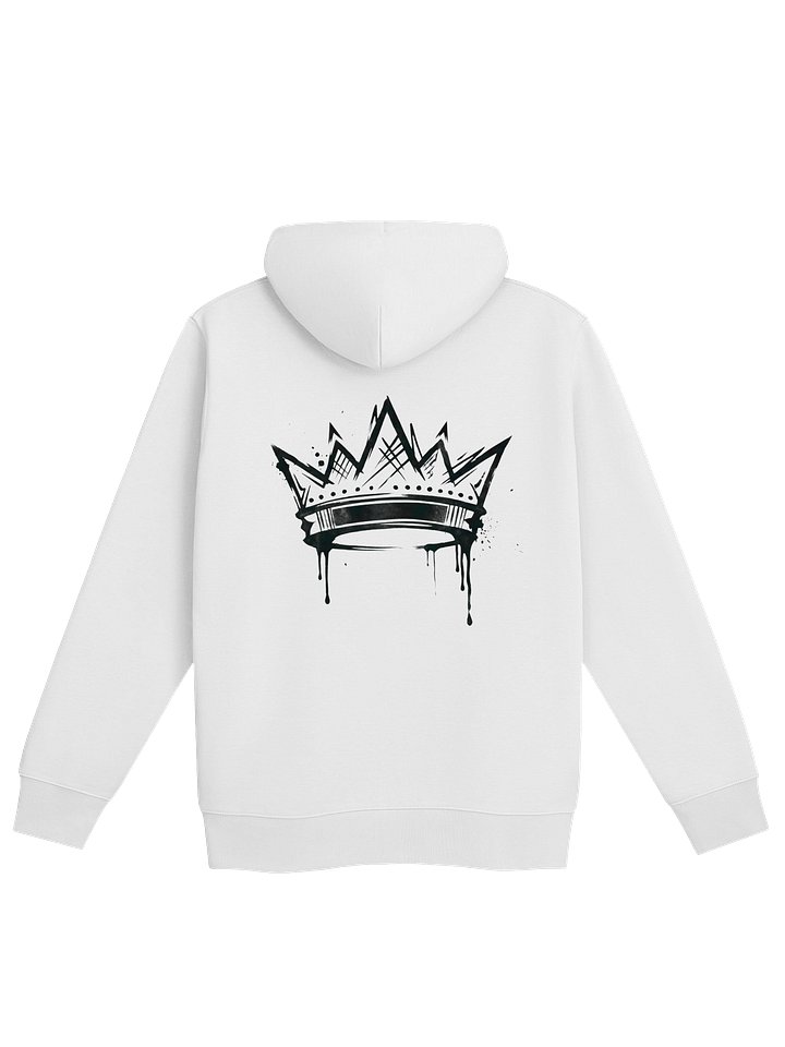 ONE KING True Crown Premium Street Hoodie black print product image (1)