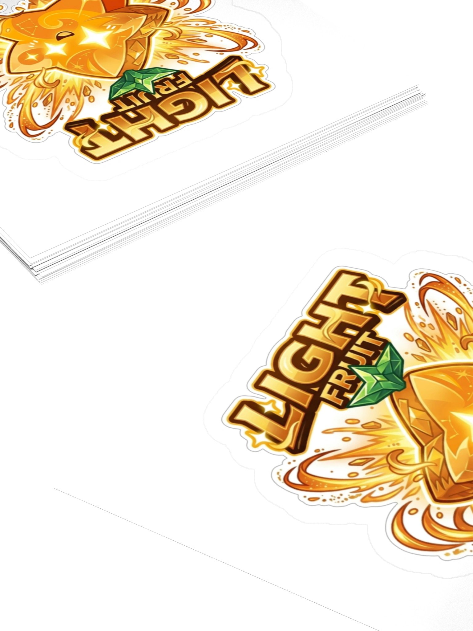 Light Fruit Sticker 3x3" Blox Fruits Gamer Gift For Kids product image (4)