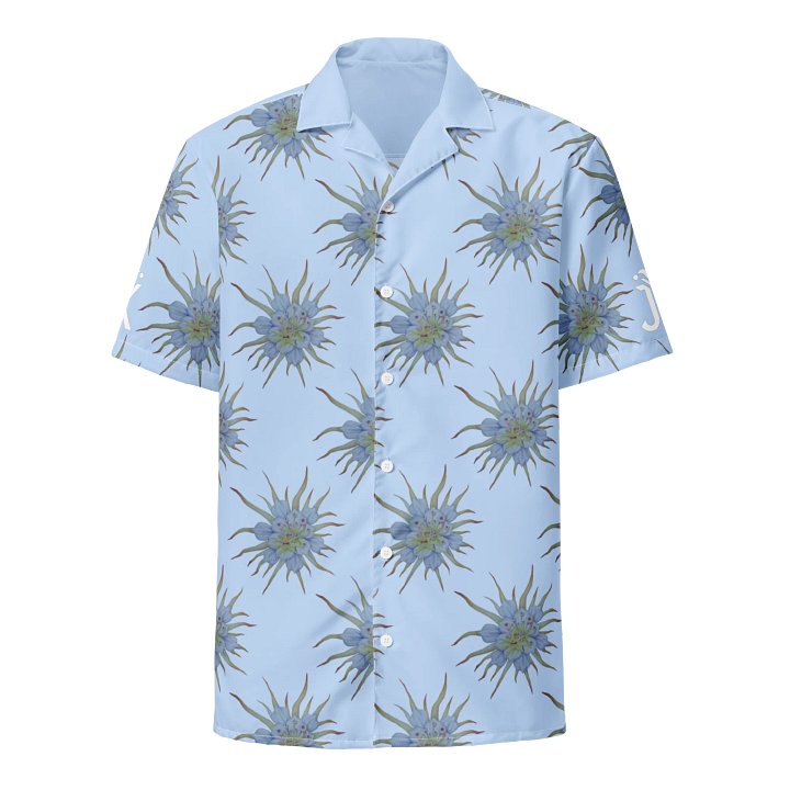 Floral Fiend Blue Hawaiian Shirt product image (1)