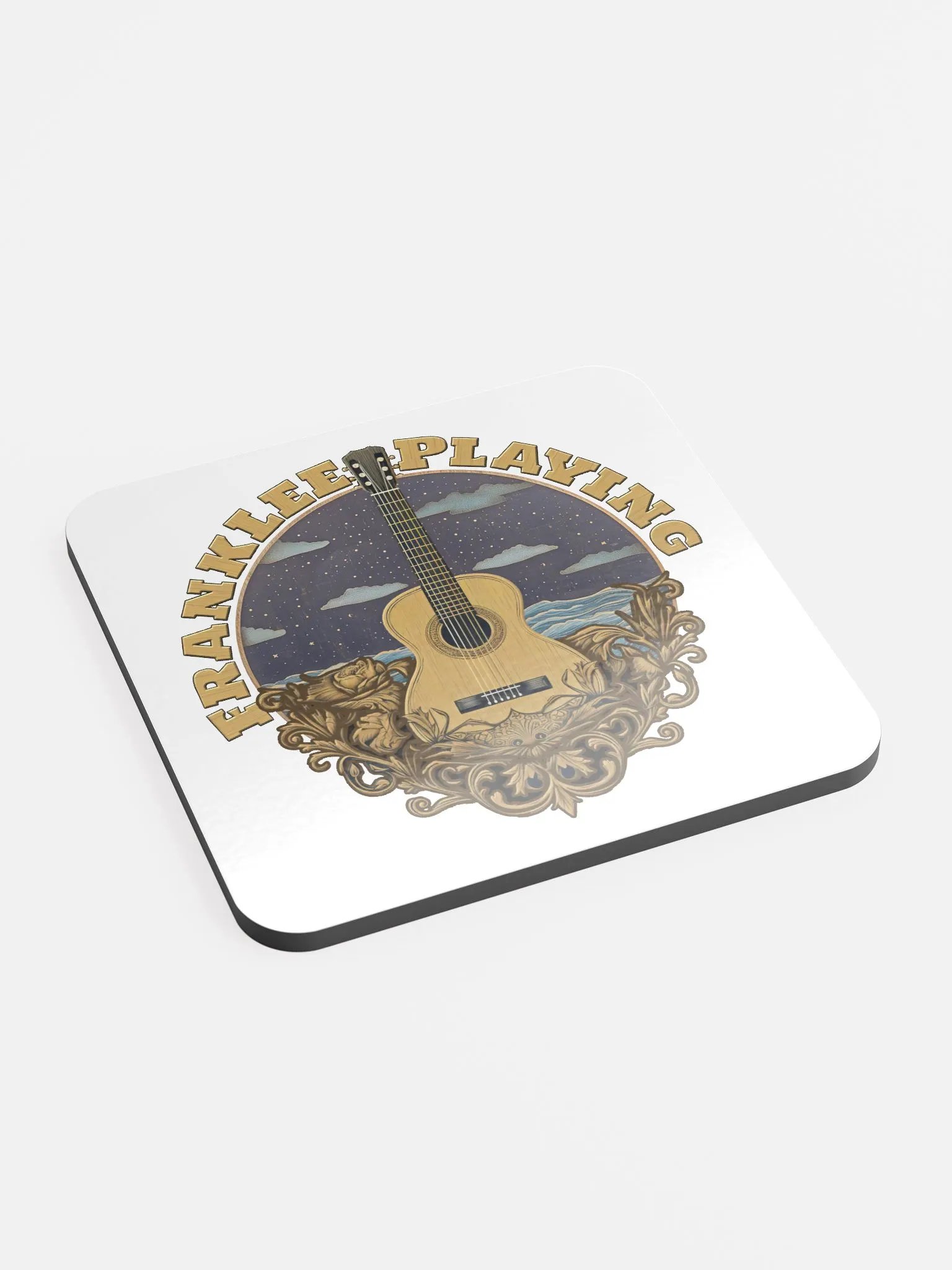 FrankLee Playing Glossed Cork Coaster product image (2)